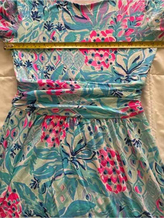 Lilly Pulitzer flare ruffle sleeve dress Sz. XS - Picture 8 of 8